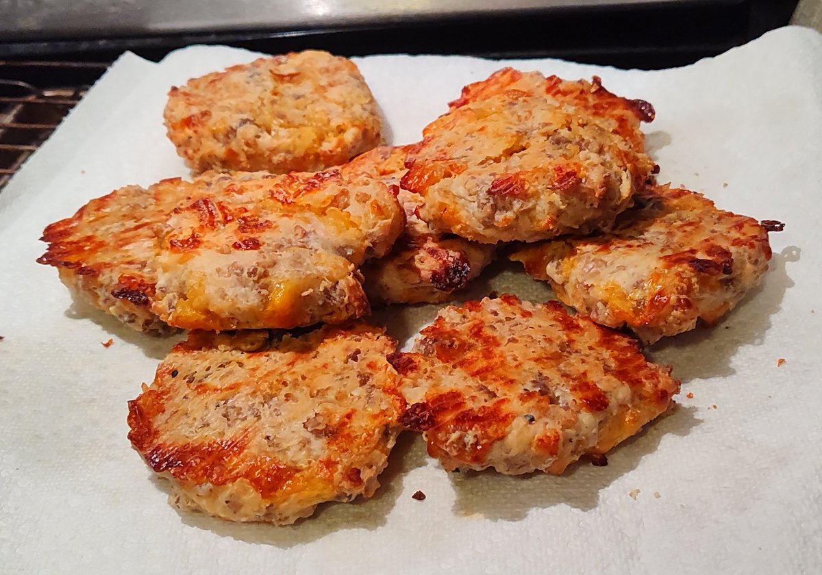 wyliejerod's tweet image. (makes Sausage Balls -patties, I know- with Mom )
Any takers?