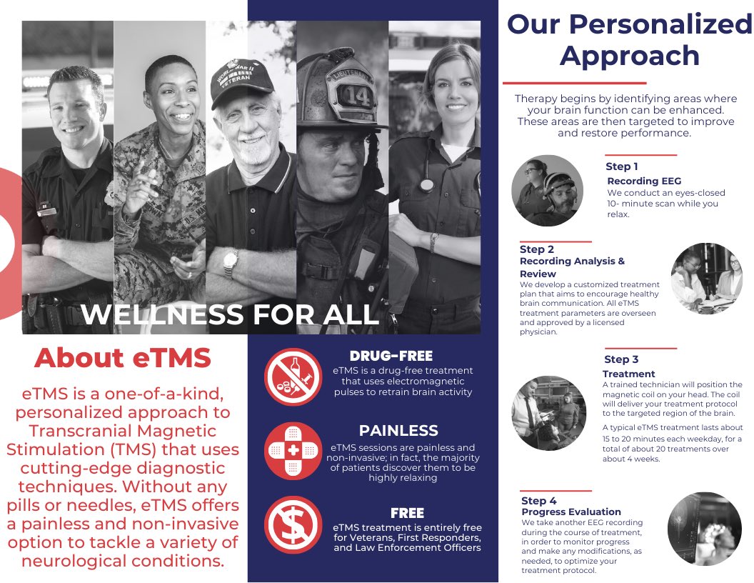 BalbirAlex's tweet photo. Exciting news for Florida veterans &amp; first responders!

The 2024 Florida Statutes now include a pilot program offering FREE Transcranial Magnetic Stimulation (TMS) treatment. A huge step forward for brain health care!

Please share this! #BrainHealth @TeamSJSO @YourTurnToStand https://t.co/802yHQ5cNR