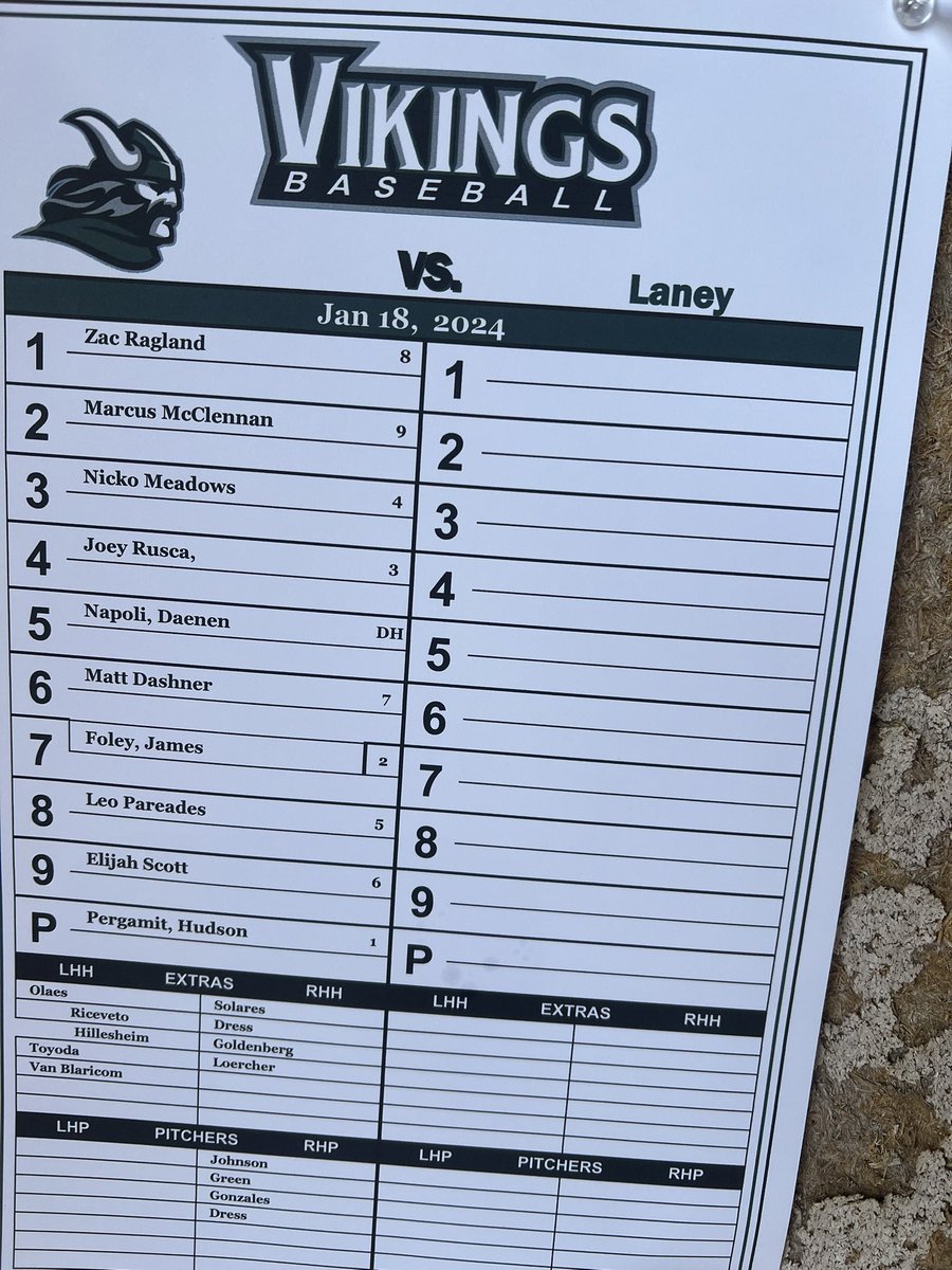 Scrimmage #2 for the Vikings as they travel to Oakland to play Laney College