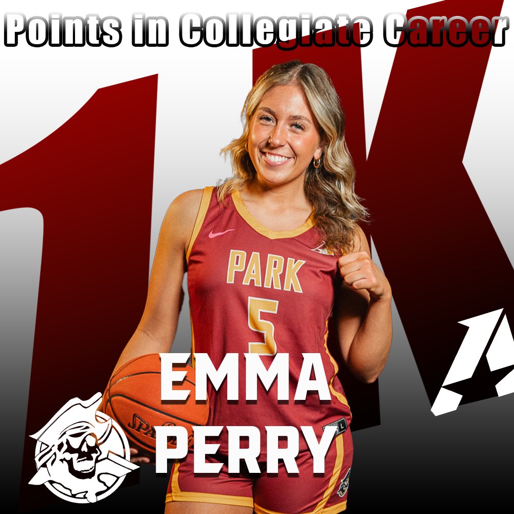 W🏀, A big congratulations to Emma Perry for going over 1,000 points in her collegiate career today against William Penn‼️ 🏴‍☠️