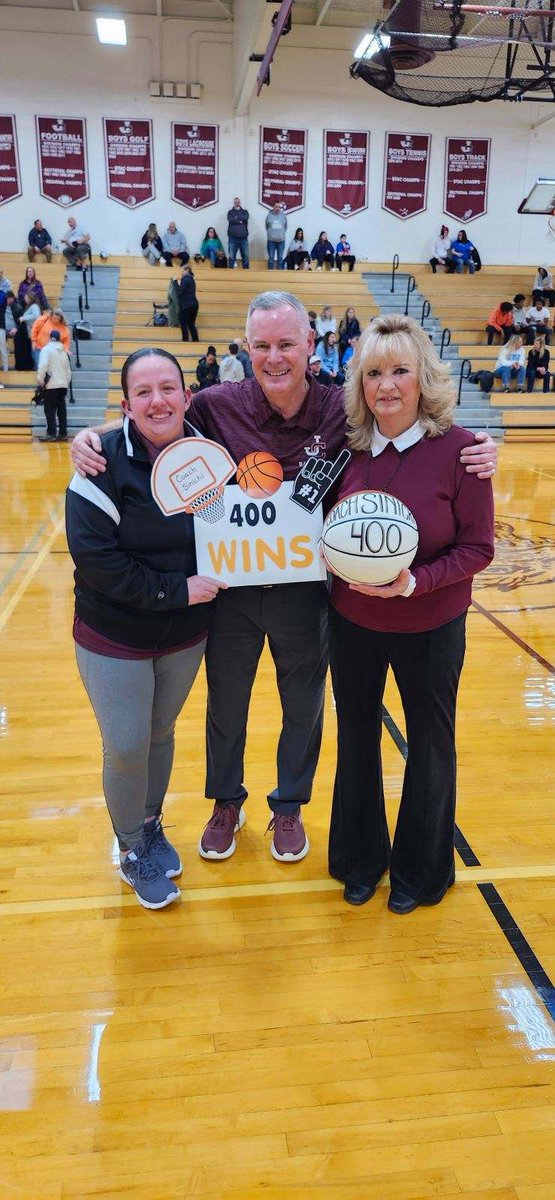 Johnson City Girls hold off Wallkill for the 53-47 win!  Congrats to Coach Sinicki on his 400th coaching win!! #onceawildcatalwaysawildcat