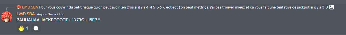 SureBetAcces's tweet photo. bon bah trop facile :)

on a également BREST qui passe et qui nous valide le défi WINAMAX, et BARCOLA qui passe et qui nous valide le défi PSEL. 

Ca sent le week end à + de 50€ encore 🤑

Et toi, t'attends quoi pour encaisser ?

#TeamParieur #TeamParieurs https://t.co/b1mAdUXVj5
