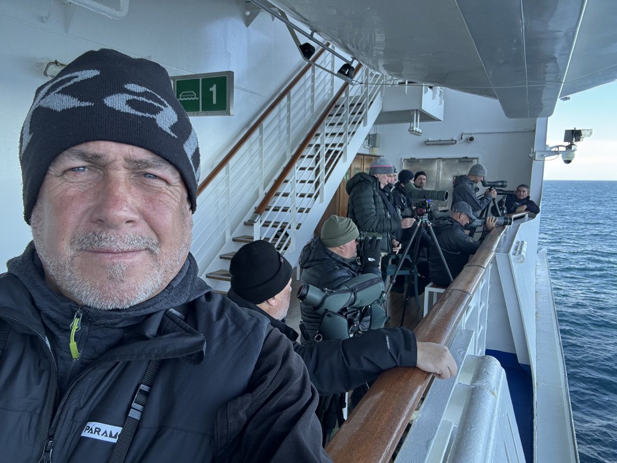 The Sapphire’ Seawatchers putting in a shift.