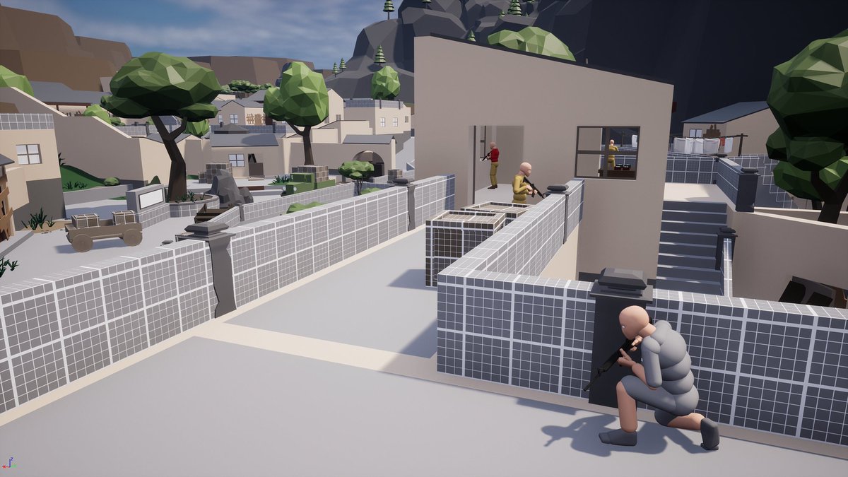 VoidBlade_'s tweet photo. What is #LevelDesign!  Level design is the practice of planning and building spaces for #videogames.  The complexity of the level all depends on the needs of the game.  Most levels start out as a #BLOCKOUT / a rough 3D draft built with simple shapes. #UnrealEngine https://t.co/njoaTOUgo0