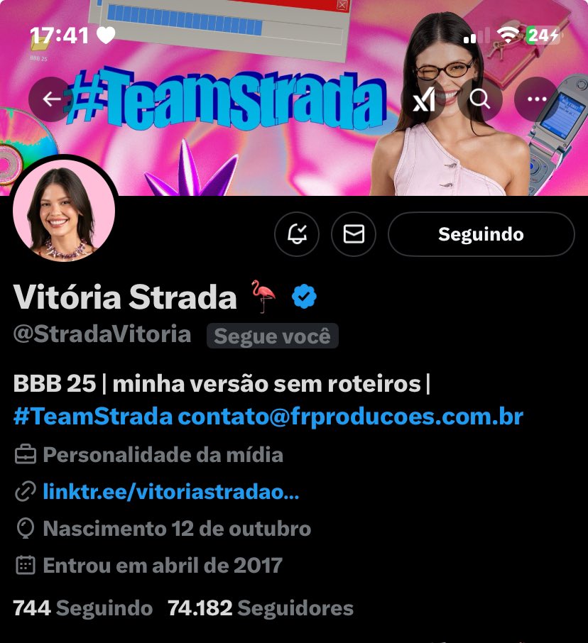 favszsl's tweet image. VEIO AIII

#BBB25 | #TeamStrada | #TeamTeus