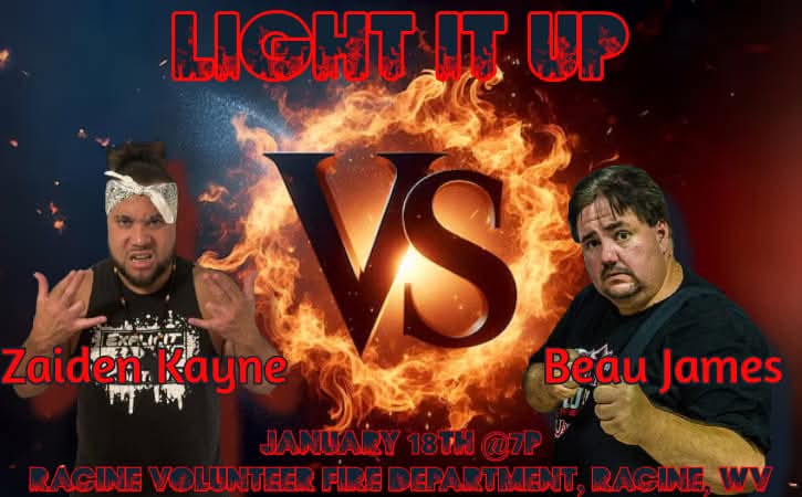 West Virginia Turn Up....
Its my 1st show of 2025 that didn't get canceled 
The weather is clear, Im turnt up 
Ready to shake this lil ring rust 
And hand out some knuckle sammiches 
So pull up and parlay wit the killa killa 
And you already know the vibes 🪬🐉
#RunUpGetDoneUp