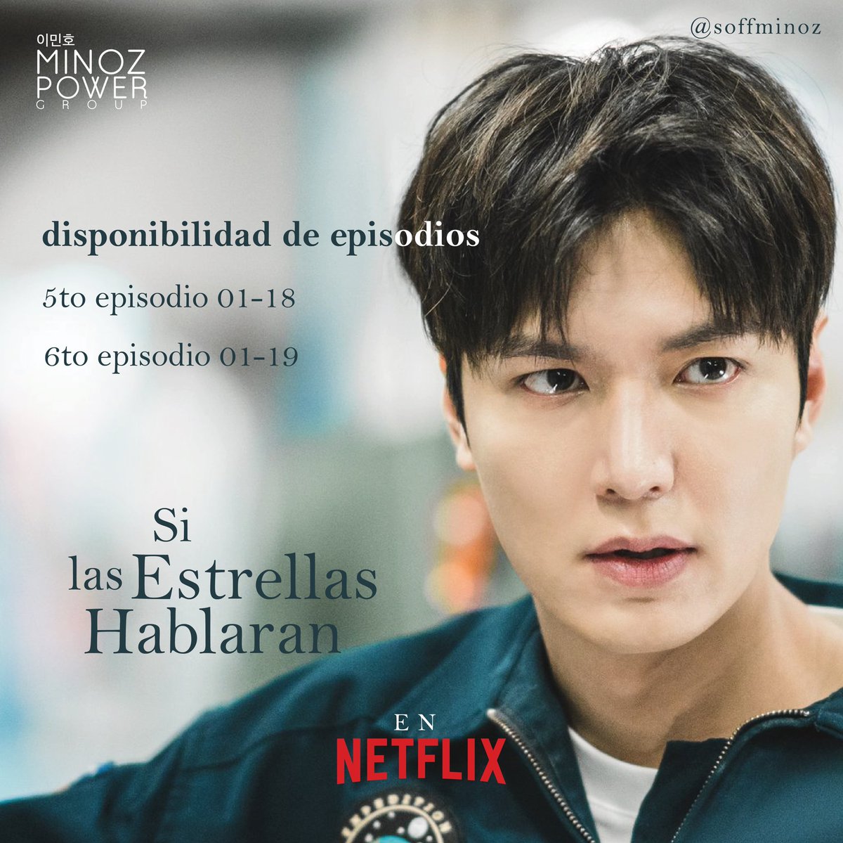 minozpowergroup's tweet photo. Minoz ya esta disponible #SiLasEstrellasHablaran en Netflix entonces vamos a verla! ¡Apoyemos a LMH como siempre! 💪

banner by @soffminoz

#WhenTheStarsGossip 
#Minoz
#KDrama https://t.co/uO9ybfMk52