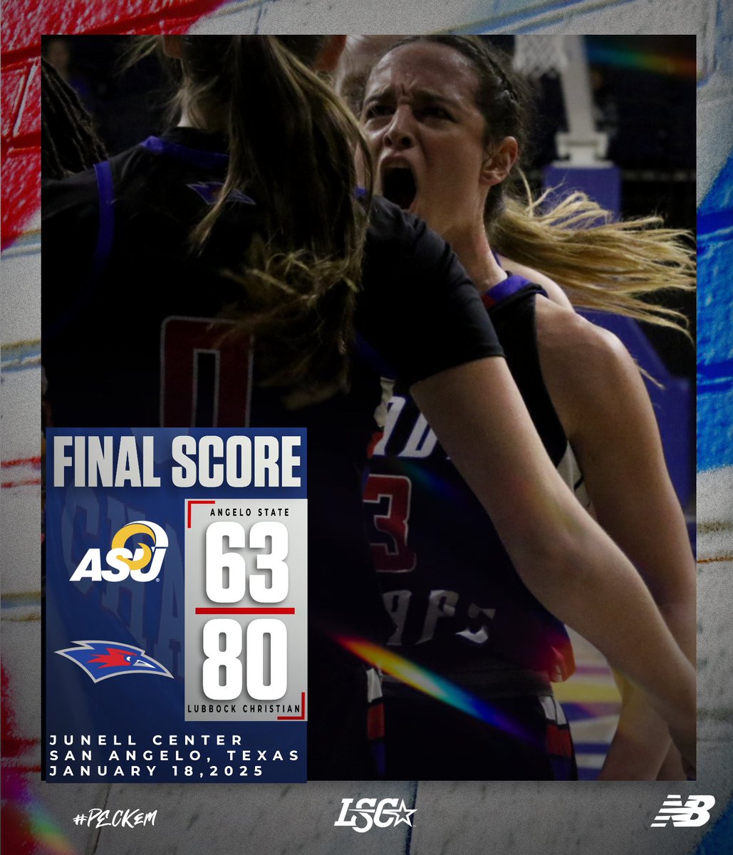 LCUWomensBball's tweet photo. 🏀WBB | FINAL

1⃣6️⃣ Lady Chaps 80
Angelo St. 63

🔵 - In a battle of the top teams in the West Division, LCU outscores ASU 24-10 in the 4th to stay perfect (7-0) in the West (now w/ a two-game lead). Sixth straight win moves them to 10-1 in LSC and 16-3 overall.

#LCUvsASU
#D2WBB https://t.co/8rQ1i0eXbI