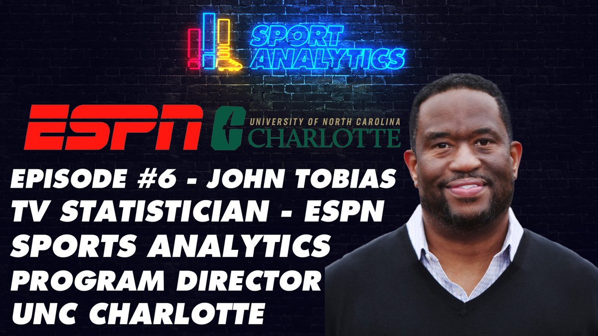 Episode 6 just dropped!

youtu.be/BztJowZDw1U

In our sixth episode of the <a href="/SportAnaIytics/">SportAnalytics</a> Podcast, our host Amrit Vignesh (<a href="/avsportsanalyst/">Amrit Vignesh</a>) sits down with John Tobias (<a href="/TobiasStats/">John Tobias</a>), an on-air TV Statistician at <a href="/espn/">ESPN</a>, Program Director of Sports Analytics at University of