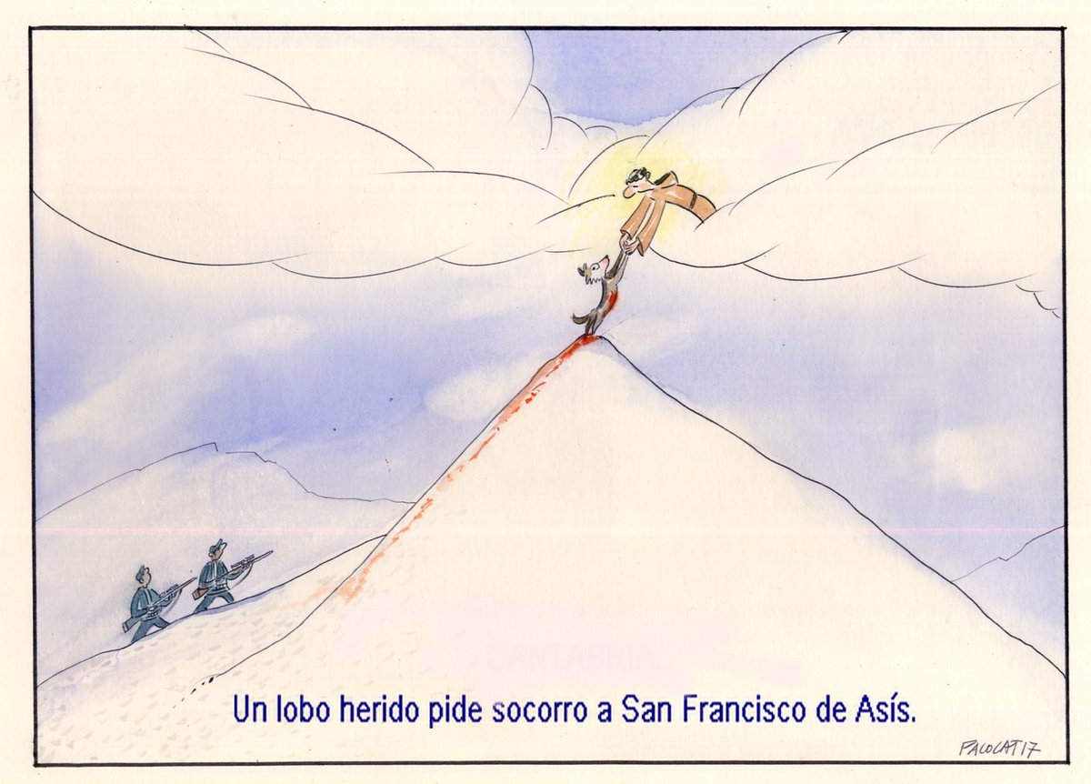 pacocatt's tweet photo. Francisco de Asís... ayúdales. De ellos es la montaña más que de nadie en Asturias. https://t.co/0BLcahZikA