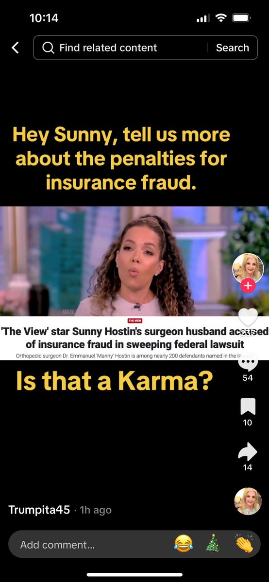 ChuckysBride58's tweet photo. @TheView @ABCNewsLive #FireSunny https://t.co/1blN90q4jU