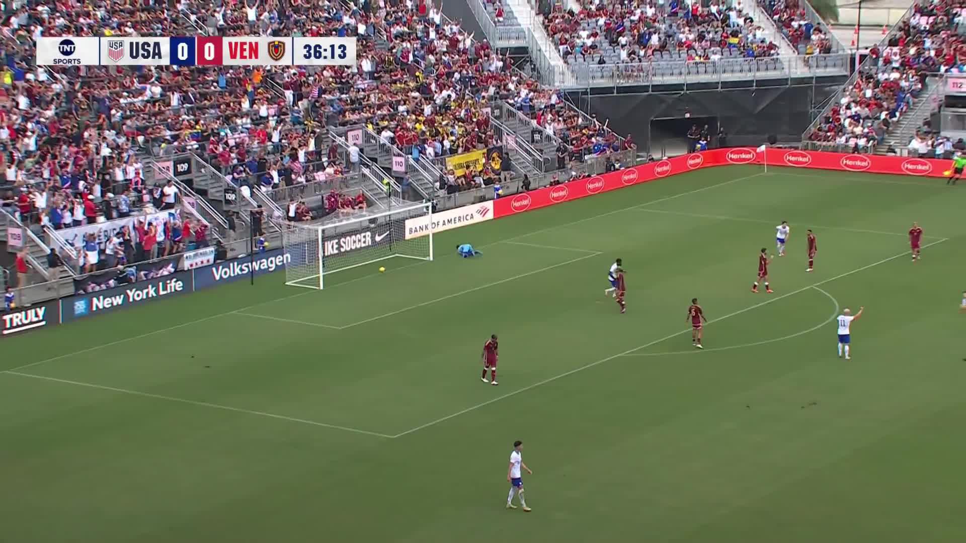 WHAT A MOMENT. WHAT A GOAL!Jack McGlynn puts us ahead in style!#USMNT x @VW