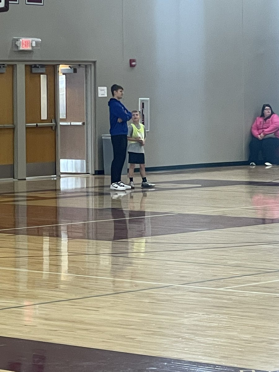 My guys coaching my kid today! #FAMILY