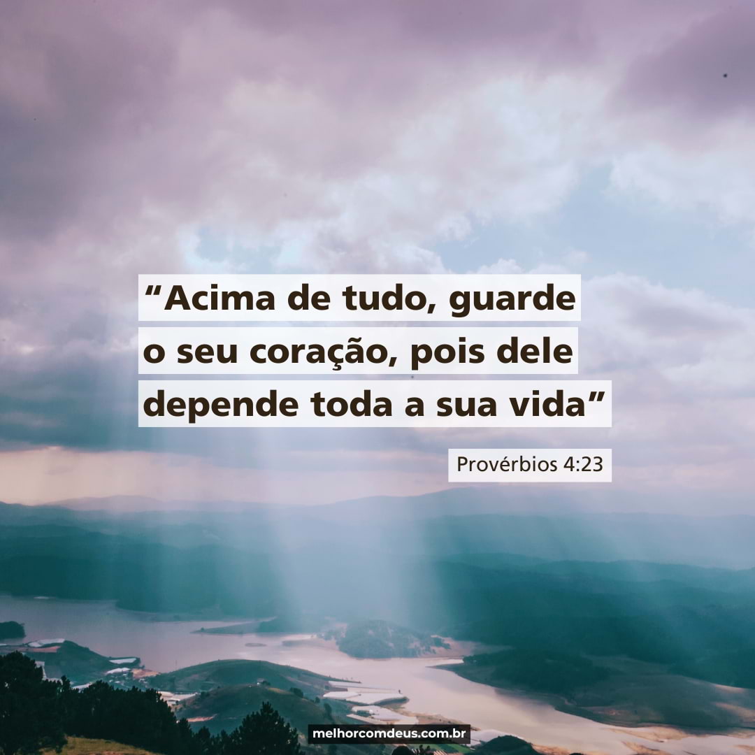 melhorcomdeus's tweet photo. "Acima de tudo, guarde o seu coração, pois dele depende toda a sua vida." Provérbios 4:23 #proverbios #biblia #melhorcomdeus https://t.co/ml30tSJ47D