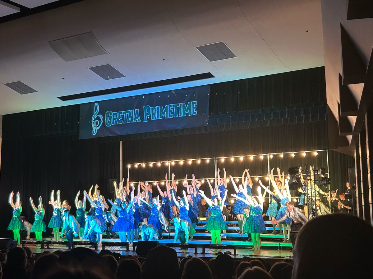 GretnaPrimetime's tweet photo. Gretna East’s Equinox show featuring Thomas Edison and the moral that anyone can change the world was electric!⚡️ 💡 https://t.co/0niGjDoMEd