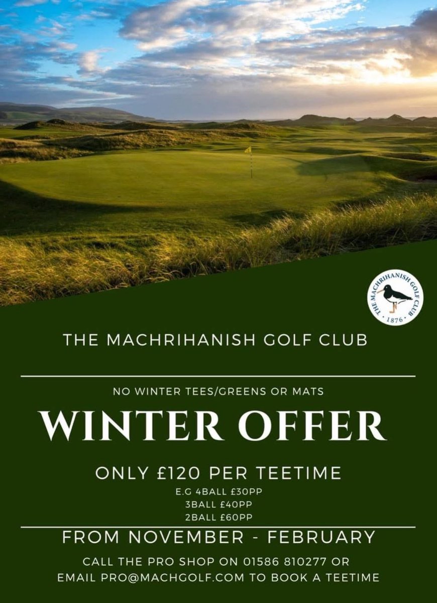 The Machrihanish Golf Club Professional Shop tweet media