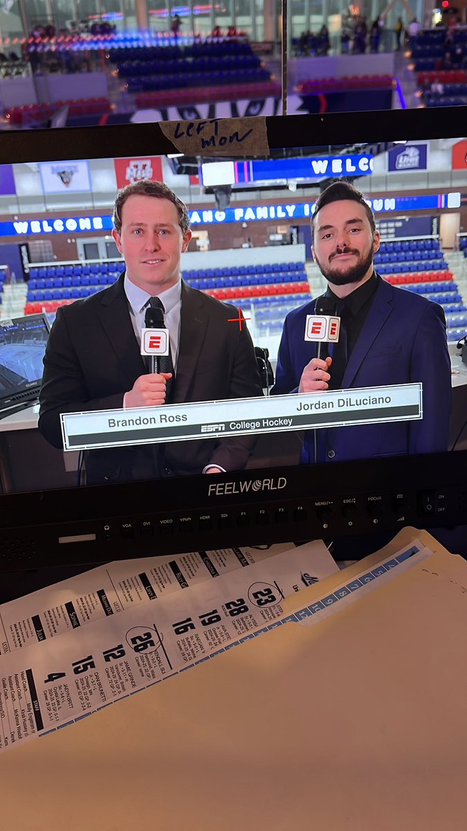 Live from Toscano for Round 2 of <a href="/UConnWHOC/">UConn Women's Hockey</a> vs. <a href="/MaineWHockey/">Maine Women’s Ice Hockey</a>.

Join me, <a href="/JDiluciano15/">Jordan DiLuciano</a> and <a href="/M_India_Miller/">Morgan Miller</a> now on ESPN+