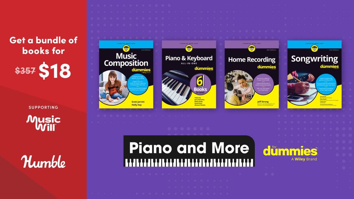 Humble Bundle (@humble) on Twitter photo Become one of the songwriting greats with this music book bundle supporting <a href="/musicwillorg/">Music Will</a> | bit.ly/4gYlwQK Become one of the songwriting greats with this music book bundle supporting <a href="/musicwillorg/">Music Will</a> | bit.ly/4gYlwQK