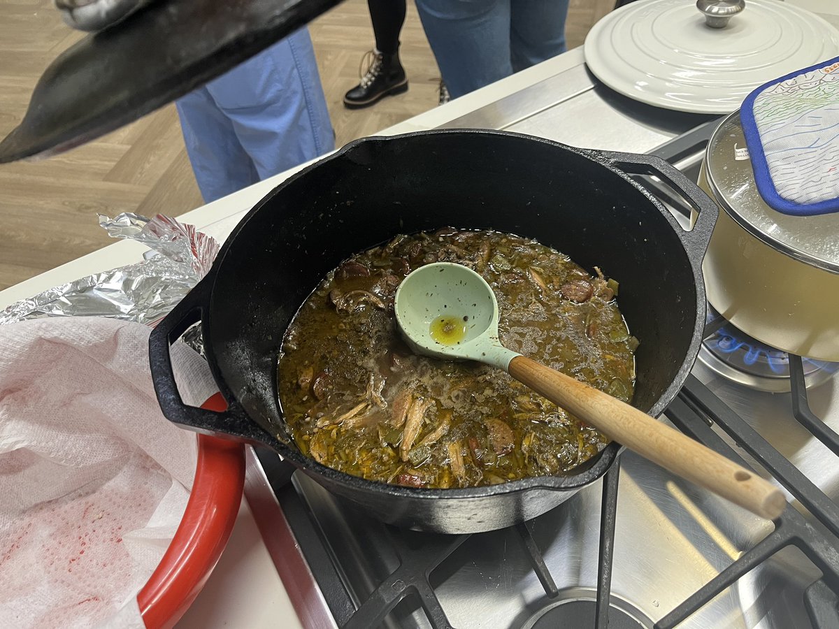 Thanks to our chiefs Hayes Patrick and Max Fleisher for hosting a delicious gumbo party last night for the <a href="/GWnsgy/">George Washington Neurosurgery</a> team. So great to have everyone together outside of the OR!