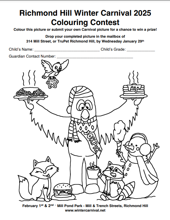 RHWCarnival's tweet photo. #RHWC Contest
For JK, SK, Grades 1, 2 & 3
Download the PDF here
https://t.co/MTjmngLaIm...
Completed entries should be dropped off by Wednesday, January 29th, 2025.
For contest details please visit our website
https://t.co/DQFF6iUJG0
#richmondhillwintercarnival #RHWCarnival https://t.co/2ti3VWgWBC