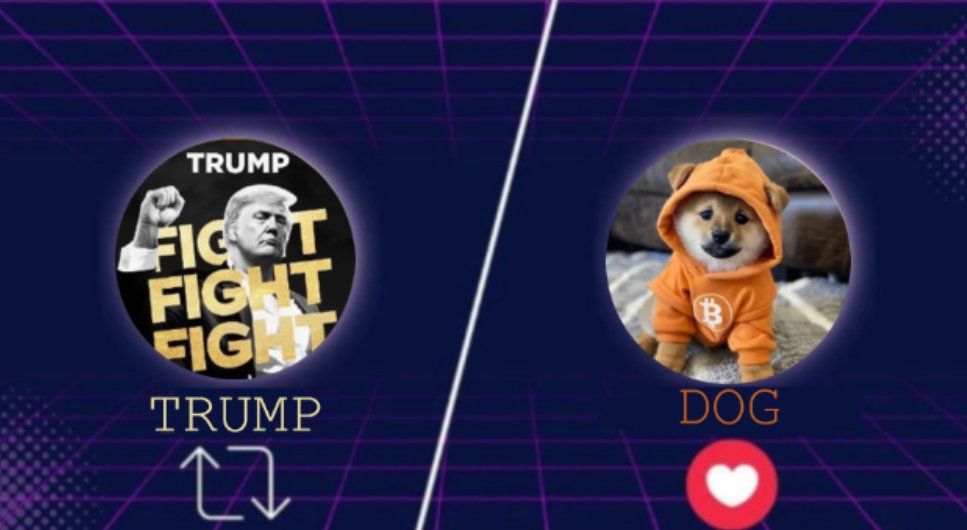What do you prefer?   

   $TRUMP or $DOG  ?