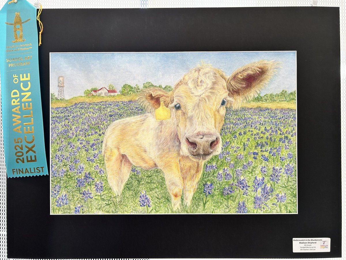 Check-out some of my student’s incredible Rodeo Art! #ProudArtTeacher <a href="/TISDTMHS/">Tomball Memorial High School</a> <a href="/FineArtsTomball/">Tomball ISD Fine Arts</a> #DestinationExcellence