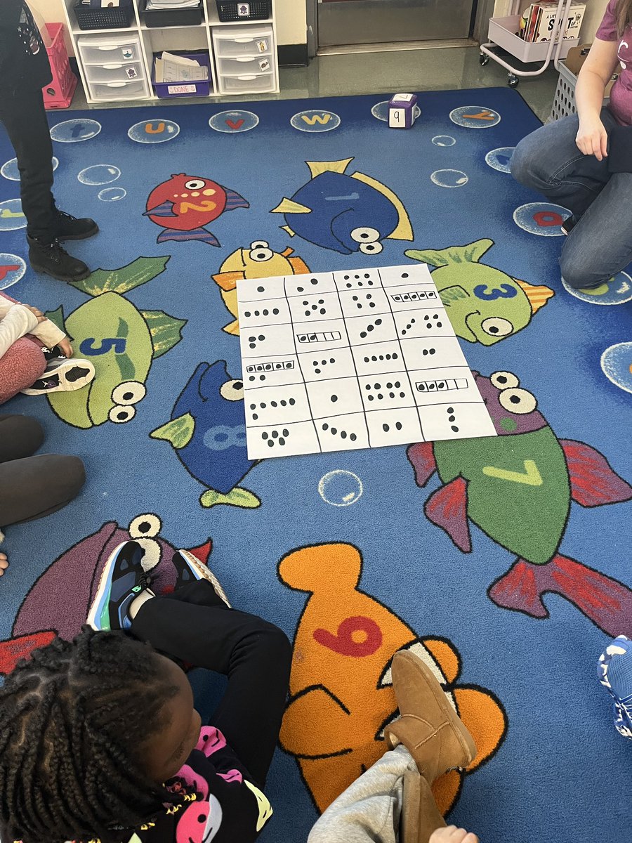 MathIrving's tweet image. Kindergarten practicing adding and decomposing numbers to 10 with a fun IM game! @IllustrateMath