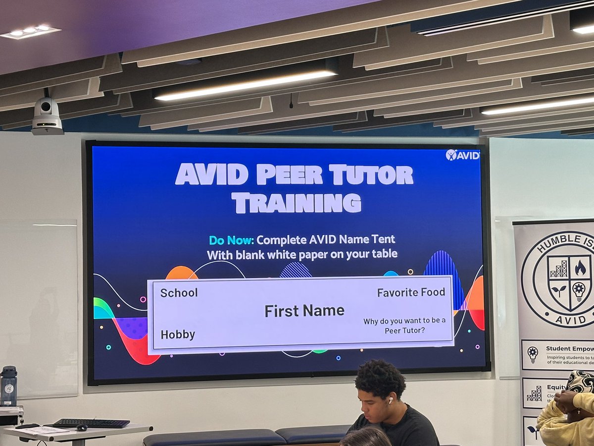 A big thank you to Mrs. Hartline and Ms. Medina for leading an engaging AVID Peer Tutor training! Their efforts are helping develop students as leaders, role models, and WICOR champions, strengthening our AVID community across the district. #AVID #Leadership #PeerTutors