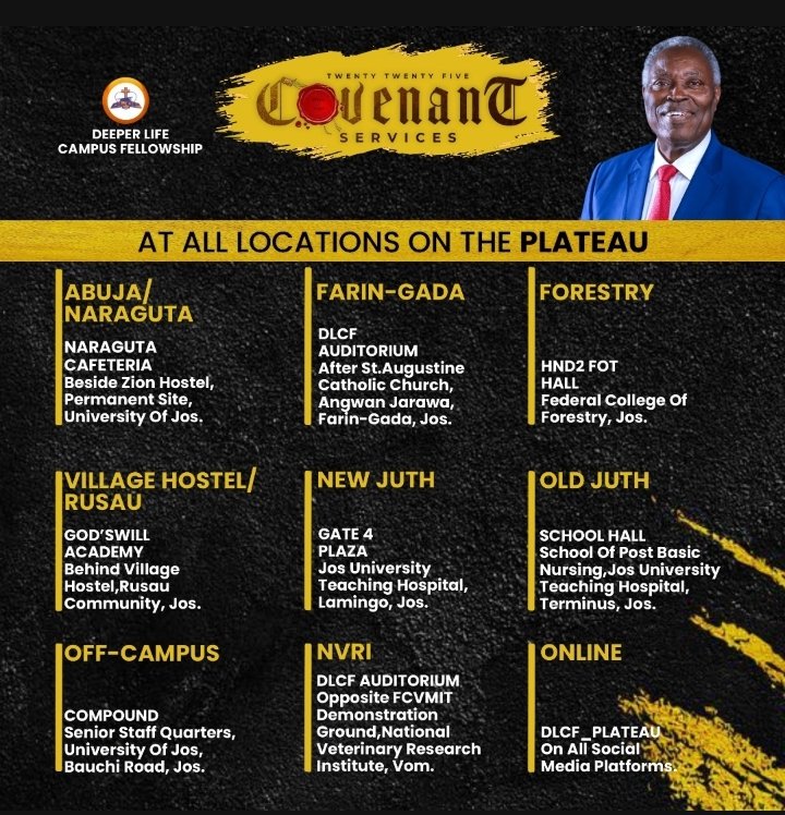 DLCF_Plateau's tweet photo. Join us on the third Covenant Sunday this year as God has more in store for us!

Come expecting miracles, testimonies, and a fresh encounter with God!

We look forward to worshiping with you!

God favors you!

#CovenantSunday #Miracles #Testimonie #sundayservice #DLconversations https://t.co/XJgIhRMYmg