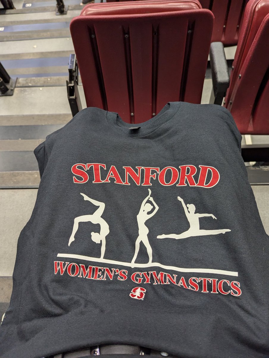 PressHandstand's tweet image. Mission #1 accomplished! Got the long sleeve tee, now all I need to do is get @EricGymFan his signed poster after the meet!