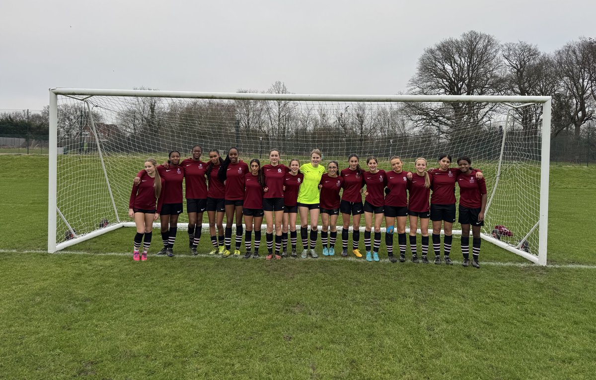 Great football from our U15 team in the sisters n sport cup against Croydon High. Good luck in the next round to our U15s ⚽️ #thisgirlcan