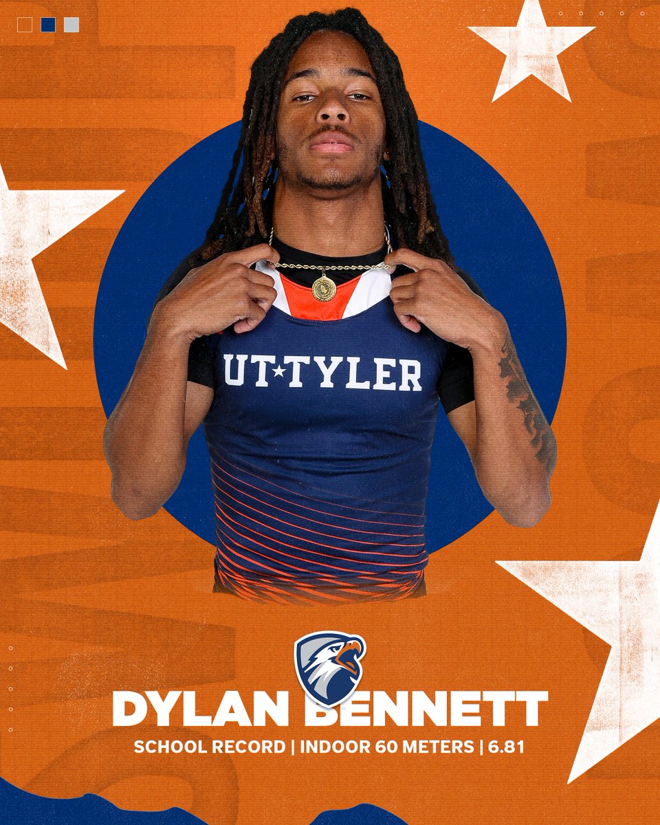 MT&amp;F | Bennet does it AGAIN!

Dylan Bennet breaks the 60 meter indoor school record for <a href="/UTT_XCTF/">UT Tyler Track and Field/Cross Country</a> for the second time in two days at the Samford Open!

#SwoopSwoop