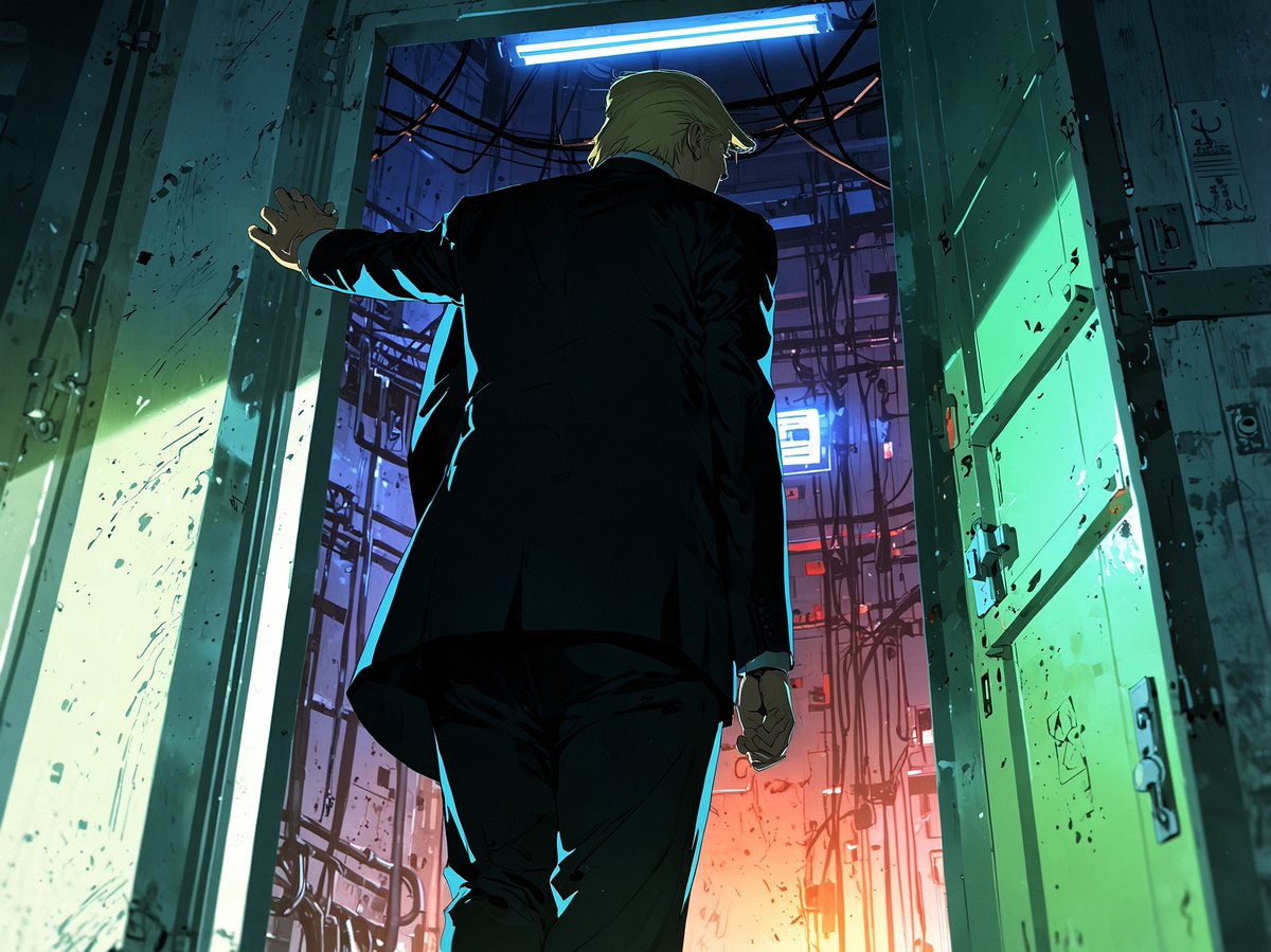 AI Trump tweet media