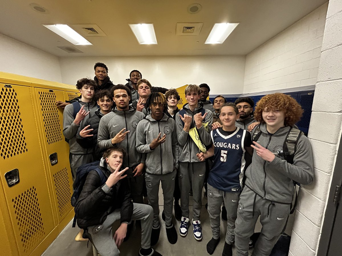 Big road win!!!! CT 61 Northfield 56

Complete team effort today on the road. Jake Scott started us off with the hot hand. Jordan Mitchell was a beat defensively. Vince Guthrie was huge on the glass with 11 rebounds! Sko Cougs! 
#CULTUREWINS