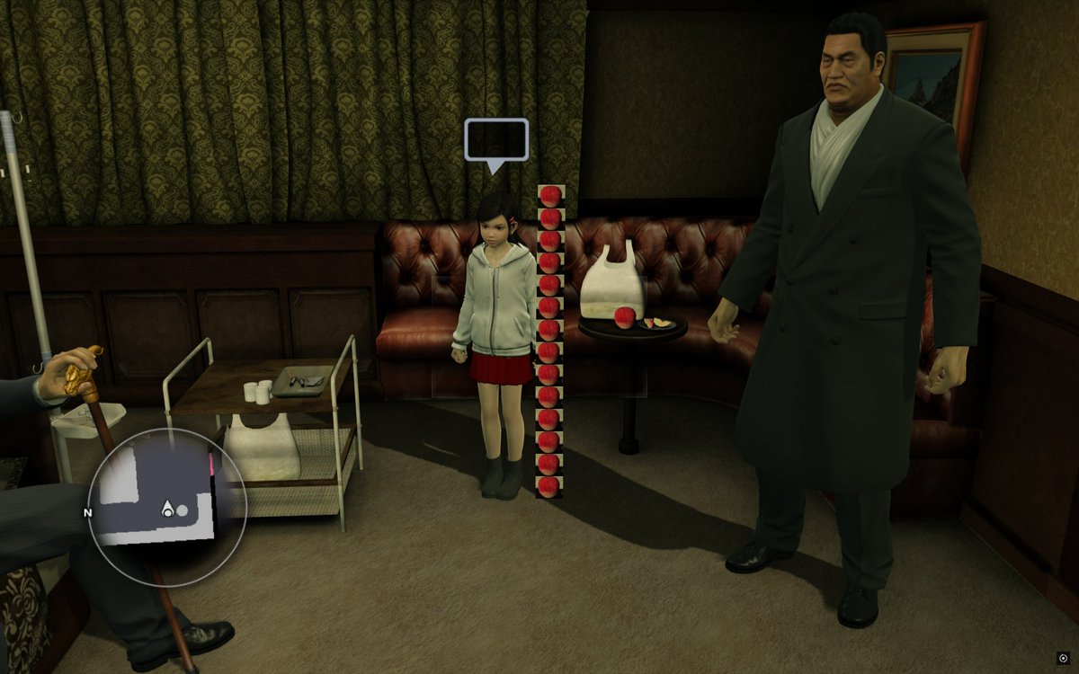 jetpilot138's tweet photo. great scientific discovery: haruka is approximately 13.5 apples tall in yakuza kiwami https://t.co/9EcMySUKsk