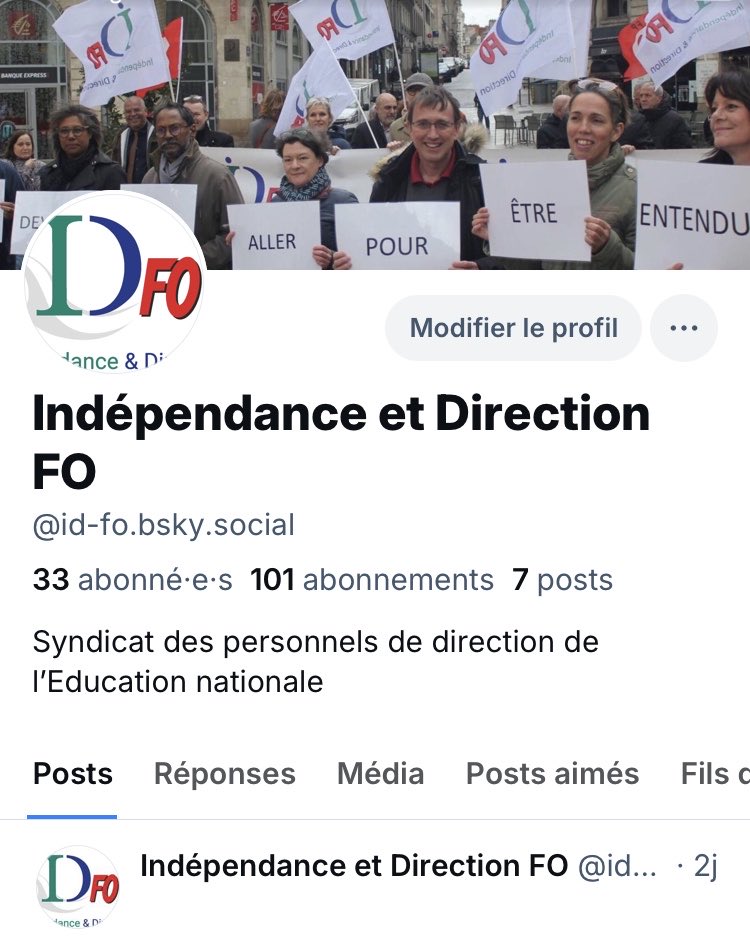 ⁦<a href="/IDFONational/">Indépendance & Direction  - FNEC-FP-fo</a>⁩ a migré vers ⁦<a href="/bluesky/">Bluesky</a>⁩ #HelloQuitteX