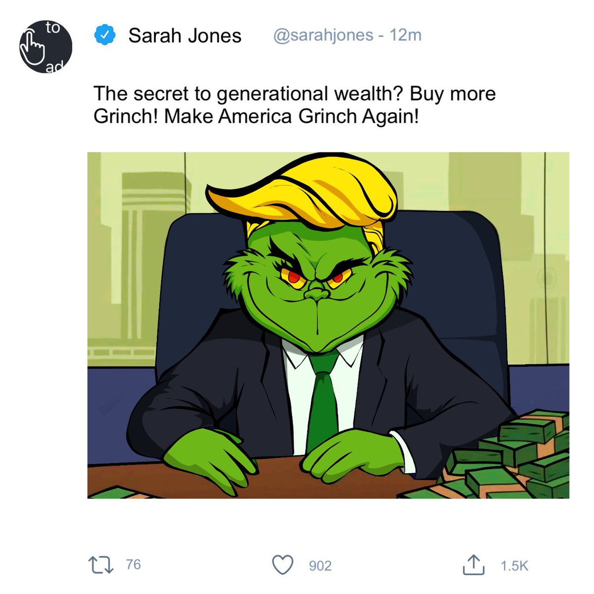 Grinch on KASPA tweet media