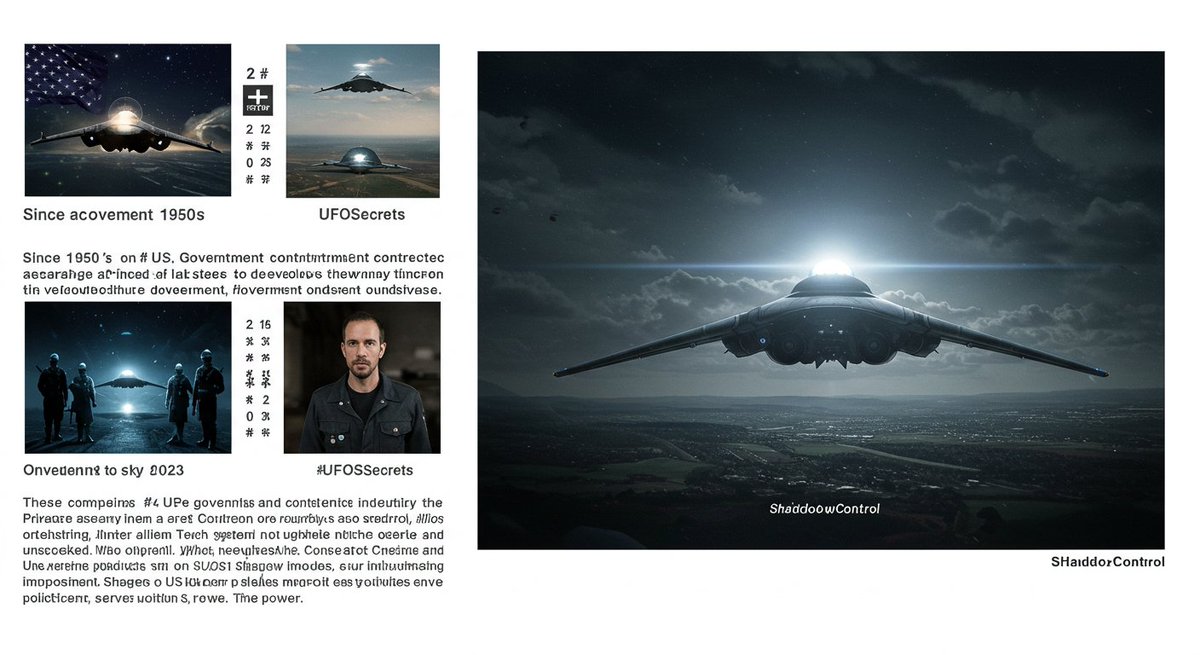 JimmyStark77's tweet image. 3/3
These companies now fund and influence the US government from the shadows, imposing their rules on Congress and shaping policies to serve their interests. #UFOSecrets #ShadowControl #UFOTwitter #UFOSightings #UFO #Orb #drone #drones #UAP #UAPs #alienstage