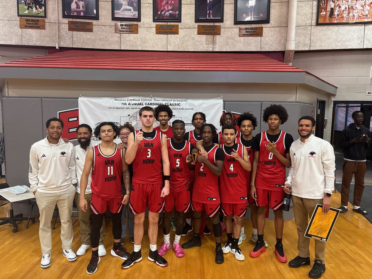 Van Horn Basketball (@vanhornbball) on Twitter photo Final score
Van Horn - 55
East Buchanan - 42
3rd place at the Benton Tournament! We are playing great team basketball and getting better each day
<a href="/_Christianneely/">Christian Neely</a> - 18pts
Nick Wiley - 14pts Final score
Van Horn - 55
East Buchanan - 42
3rd place at the Benton Tournament! We are playing great team basketball and getting better each day
<a href="/_Christianneely/">Christian Neely</a> - 18pts
Nick Wiley - 14pts