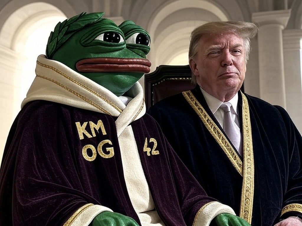 traderchoe's tweet image. Kekius OG Maximus on Solana
trump and musk about to take over crypto