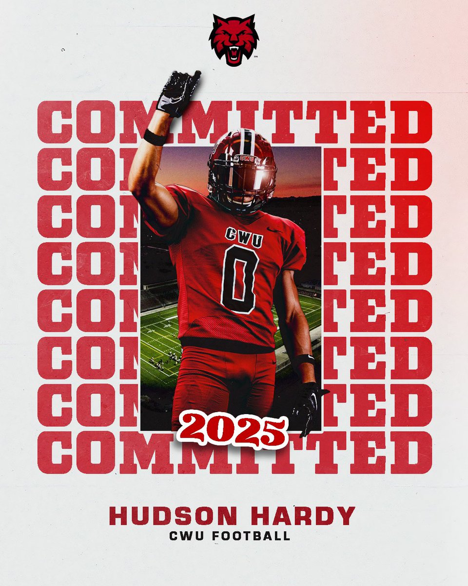 Hudson Hardy (@hudson_hardy_) on Twitter photo Excited to announce Iβm 100% committed to Central Washington University π!! Thank you <a href="/CoachFisk/">Chris Fisk</a> <a href="/CoachT_CWU/">Grant Torgerson</a> <a href="/CoachPatBelony/">Pat Belony M.Ed</a> and rest of the coaching staff for believing in me and Iβm ready to get to work!! <a href="/CWUFB/">CWU Football</a> #Go Cats πΎ
<a href="/jon_eagle/">Coach Eagle</a> <a href="/anthonyQnewman8/">Anthony Newman</a> <a href="/CoachRector7/">Renny Rector</a> Excited to announce Iβm 100% committed to Central Washington University π!! Thank you <a href="/CoachFisk/">Chris Fisk</a> <a href="/CoachT_CWU/">Grant Torgerson</a> <a href="/CoachPatBelony/">Pat Belony M.Ed</a> and rest of the coaching staff for believing in me and Iβm ready to get to work!! <a href="/CWUFB/">CWU Football</a> #Go Cats πΎ
<a href="/jon_eagle/">Coach Eagle</a> <a href="/anthonyQnewman8/">Anthony Newman</a> <a href="/CoachRector7/">Renny Rector</a>