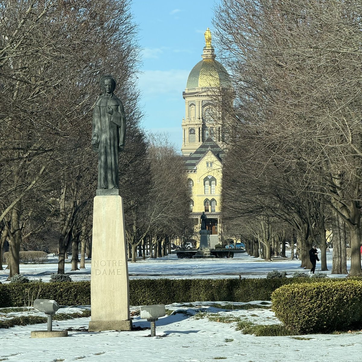 Love attending mass at the Basilica of the Sacred Heart while visiting <a href="/NDsoftball/">Notre Dame Softball</a>.  Stopped by the Grotto to light a candle for the Football 🏈 team!  #GoIrish ☘️