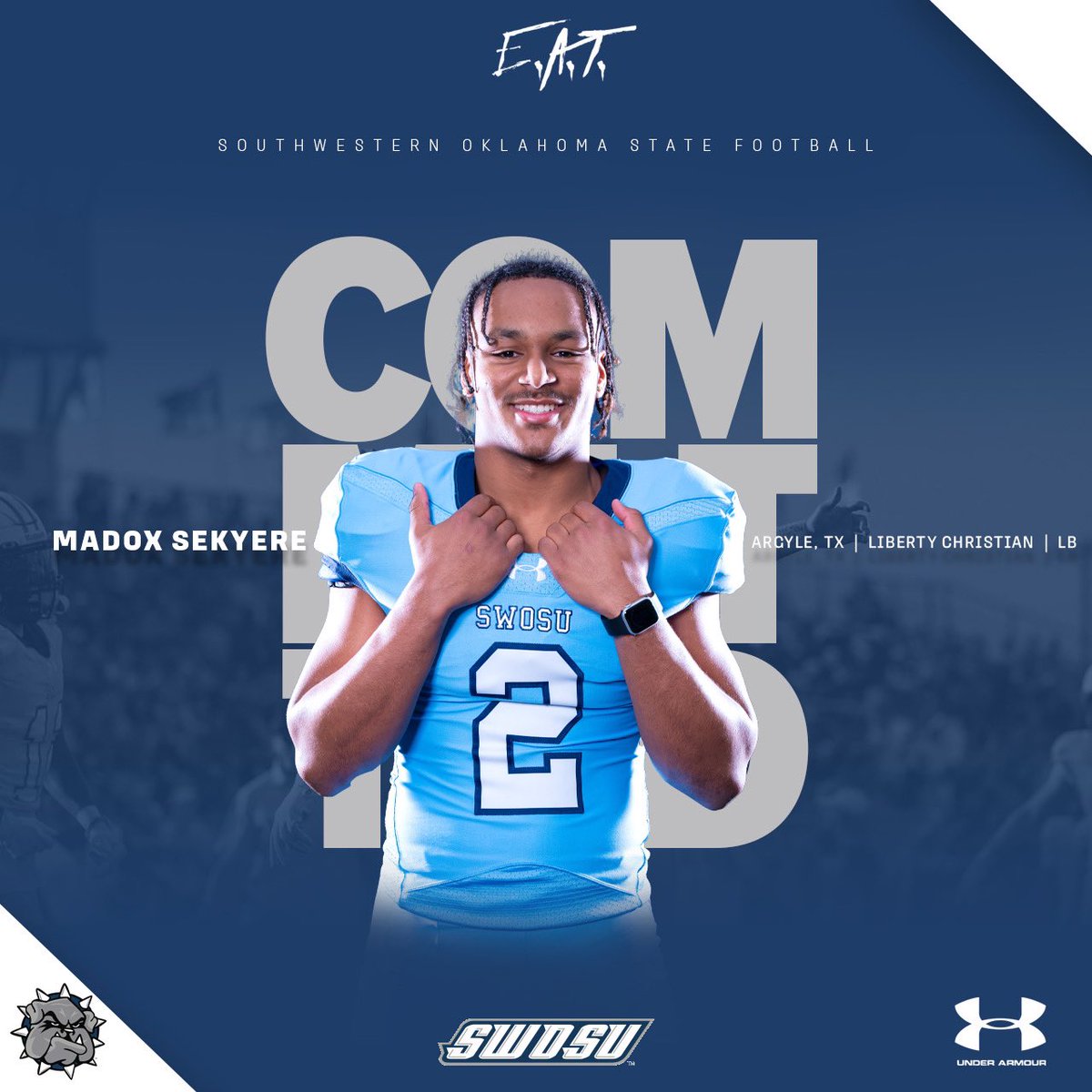 #TYJ Truly blessed.🙏🏾🙏🏾
<a href="/Coach_MikeLucas/">Mike Lucas</a> <a href="/coachrice_4/">Andrew Rice</a> <a href="/SWOSUFootball/">SWOSU Football</a>