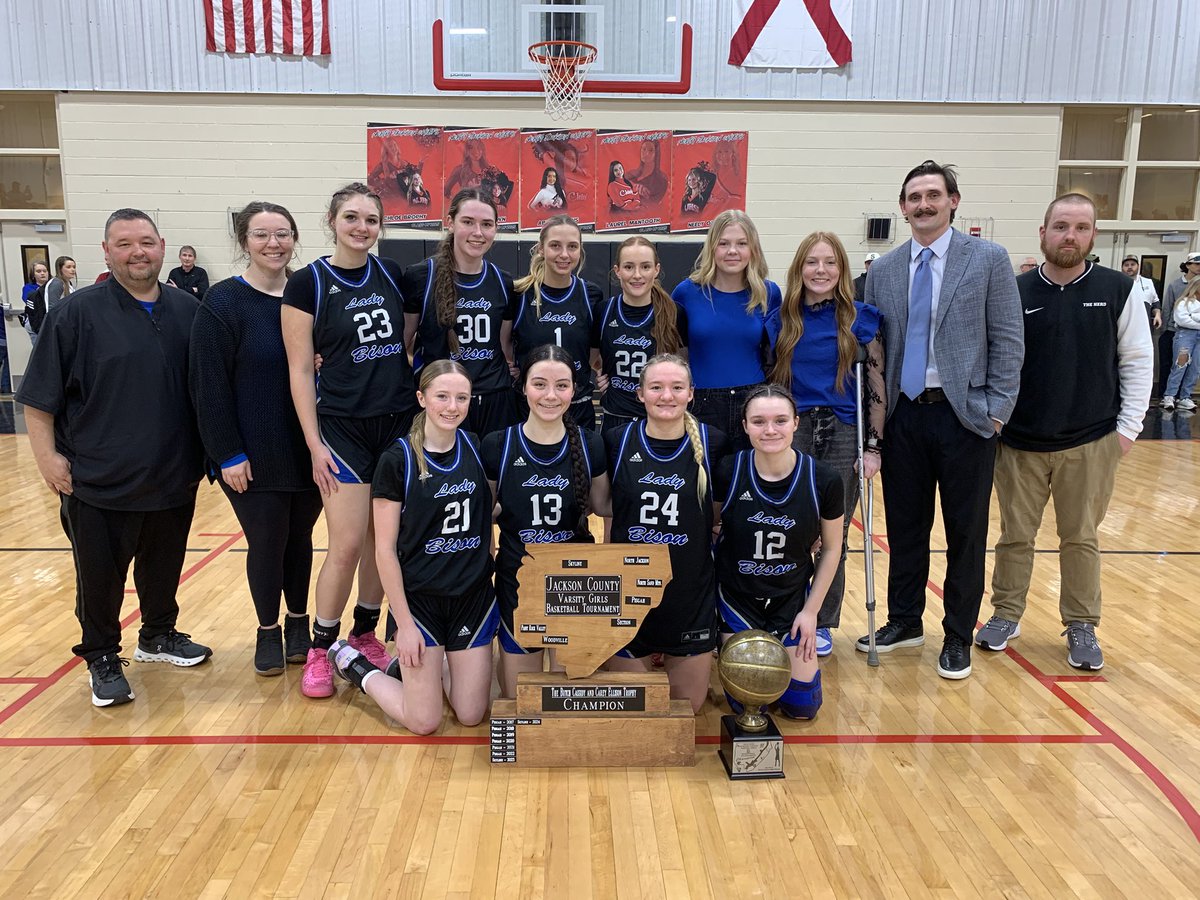 North Sand Mountain defeats Pisgah 66-62 to win the Jackson County Tournament’s Varsity Girls championship. It’s NSM’s first county title since 2014.