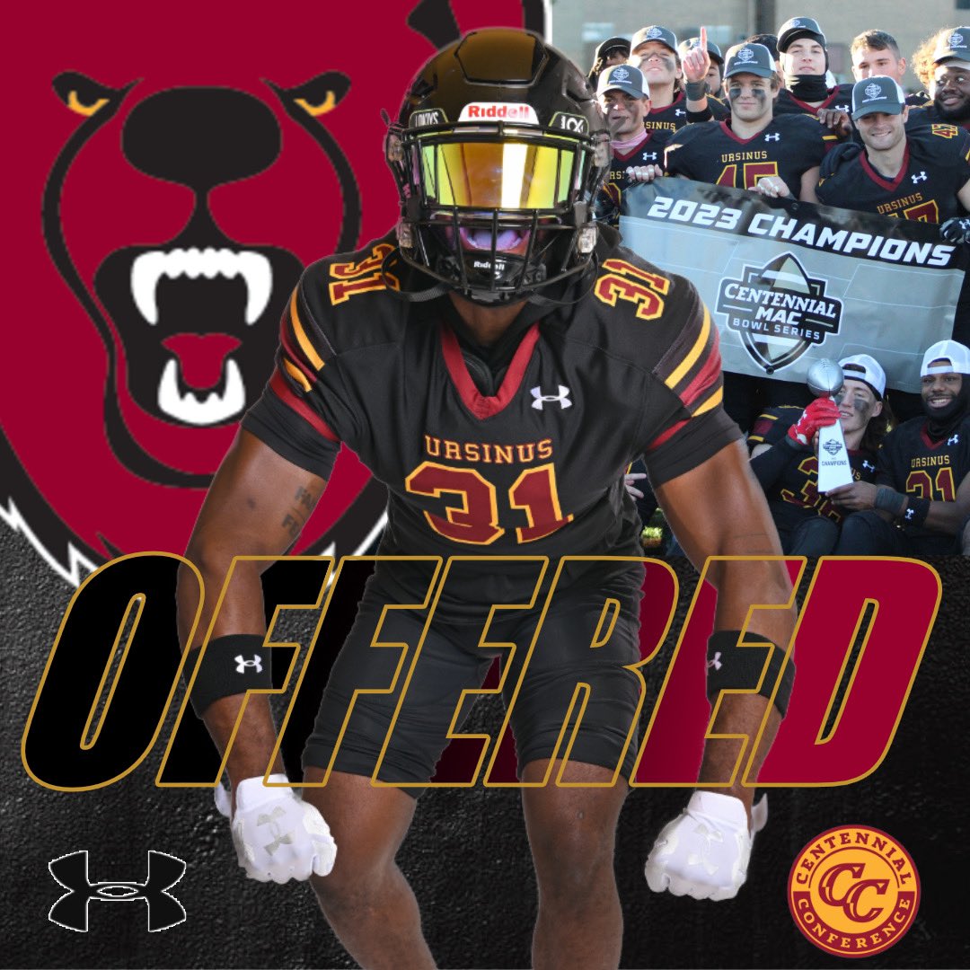 Blessed to receive an offer from Ursinus College! 

<a href="/UrsinusFootball/">Ursinus Football</a> <a href="/CoachDev12/">Steve Devlin</a>