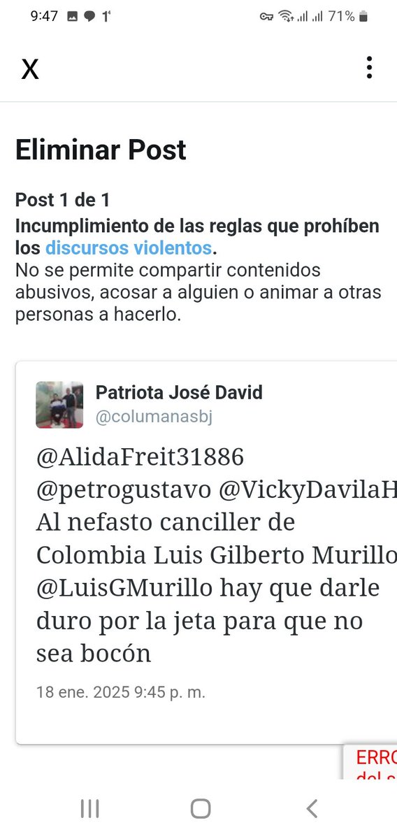 BolUrCh (@bolpaur375958) on Twitter photo #LogrosYVictoriaPorLaPaz <a href="/dcabellor/">Diosdado Cabello R</a> <a href="/ConElMazoDando/">Con el Mazo Dando</a> Epa camaradas al Patriota José David le neutralizaron la cuenta pero ese es un Comando de Operaciones Especiales no se va a dejar <a href="/acost_19/">TONY</a> <a href="/ChavezErtugrul/">ErtugrulChavez</a> <a href="/DomingoRui95001/">Domingo Ruiz Castro</a> <a href="/1412Yolis/">💋YolysParra💋#Psuv|🇻🇪🇨🇺🇨🇴🇷🇺53.7K</a> #LogrosYVictoriaPorLaPaz <a href="/dcabellor/">Diosdado Cabello R</a> <a href="/ConElMazoDando/">Con el Mazo Dando</a> Epa camaradas al Patriota José David le neutralizaron la cuenta pero ese es un Comando de Operaciones Especiales no se va a dejar <a href="/acost_19/">TONY</a> <a href="/ChavezErtugrul/">ErtugrulChavez</a> <a href="/DomingoRui95001/">Domingo Ruiz Castro</a> <a href="/1412Yolis/">💋YolysParra💋#Psuv|🇻🇪🇨🇺🇨🇴🇷🇺53.7K</a>