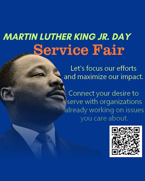 📢 On January 20th, we celebrate Dr. Martin Luther King Jr. and his accomplishments towards achieving civil rights for all Americans. 
📚 This Monday, attend one of many local programs in his honor using the details in the images below. Don't forget to register!