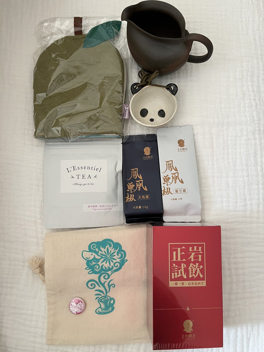 昨日、大大阪お茶会に行ってきました！
戦利品はグッズ多め、お茶控えめになりました。
