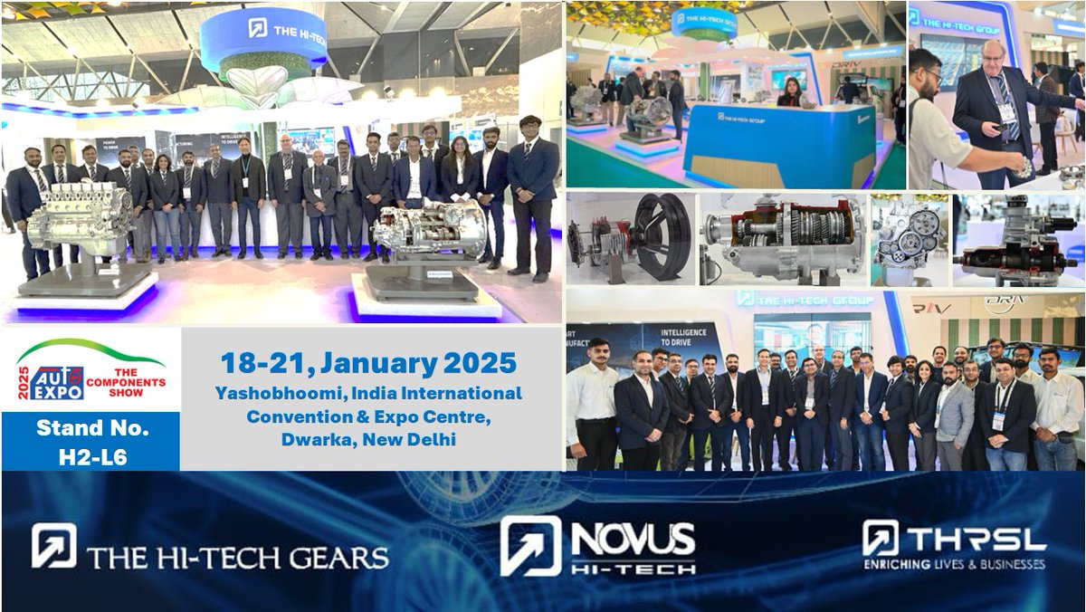 We warmly invite you to visit The Hi-Tech Group at Bharat Mobility Global Expo 2025. Join us to explore our innovative solutions and precision engineering for a connected automotive future.
We look forward to welcoming you!
<a href="/thehitechgears/">The Hi-Tech Gears</a> <a href="/roboticssystemz/">Novus Hi-Tech</a> #AutoExpo2025 #BMGE