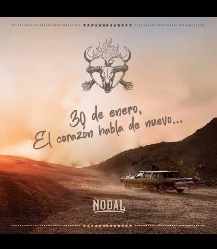 Ya pronto, se viene música 🎶 del Rey Christian Nodal.  Enero 30 PA'L CORA EP2 👏👌🫶❤️‍🔥